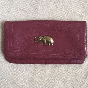 Elephant Charm Crossbody Wallet